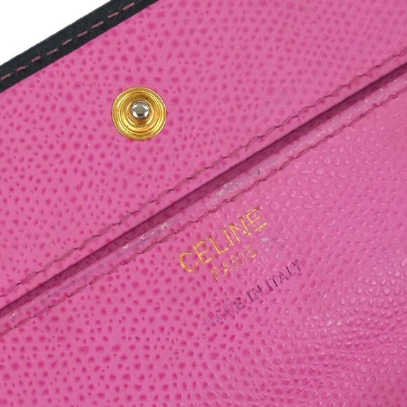 Celine Navy Leather Wallet P-05-2 116120 - Picture 8 of 10